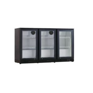Armario Negro Refrigerado Sobremostrador 3 Puertas Cristal RB-320H - Imagen 1